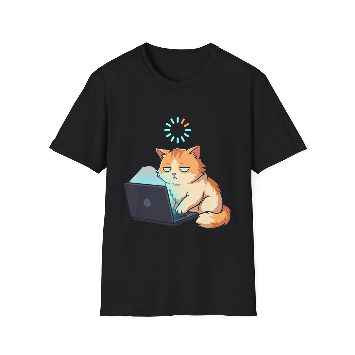 Tired cat coder