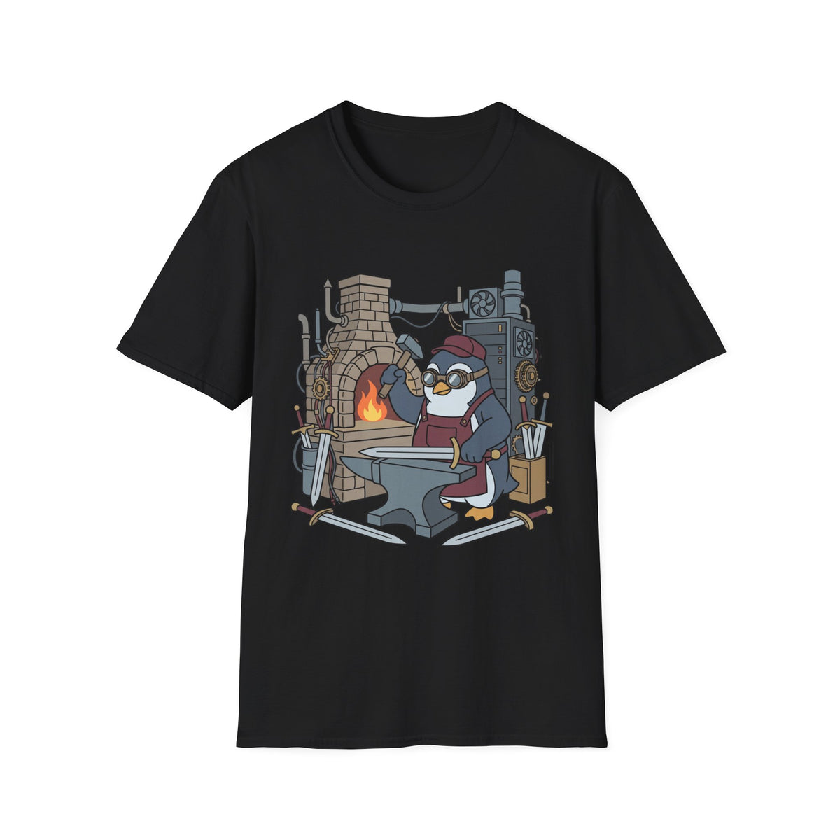 Blacksmith Linux Penguin