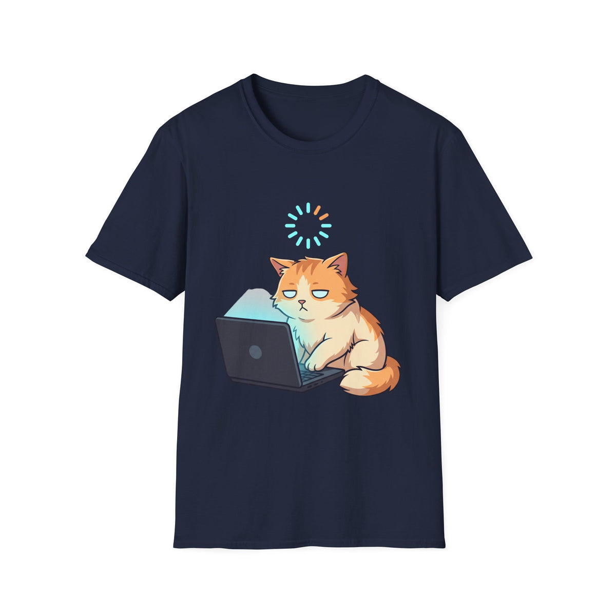 Tired cat coder