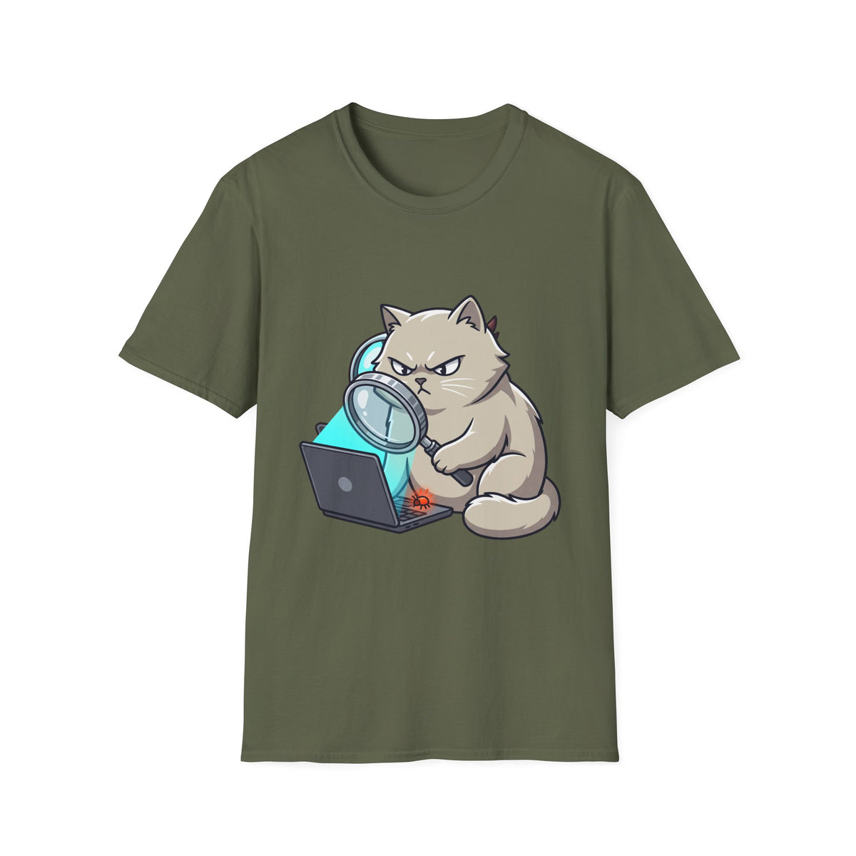 Bug detective cat