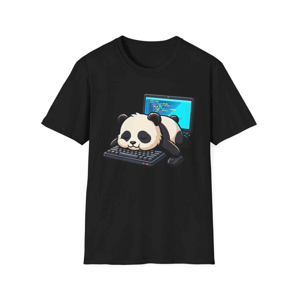 Sleepy panda coder