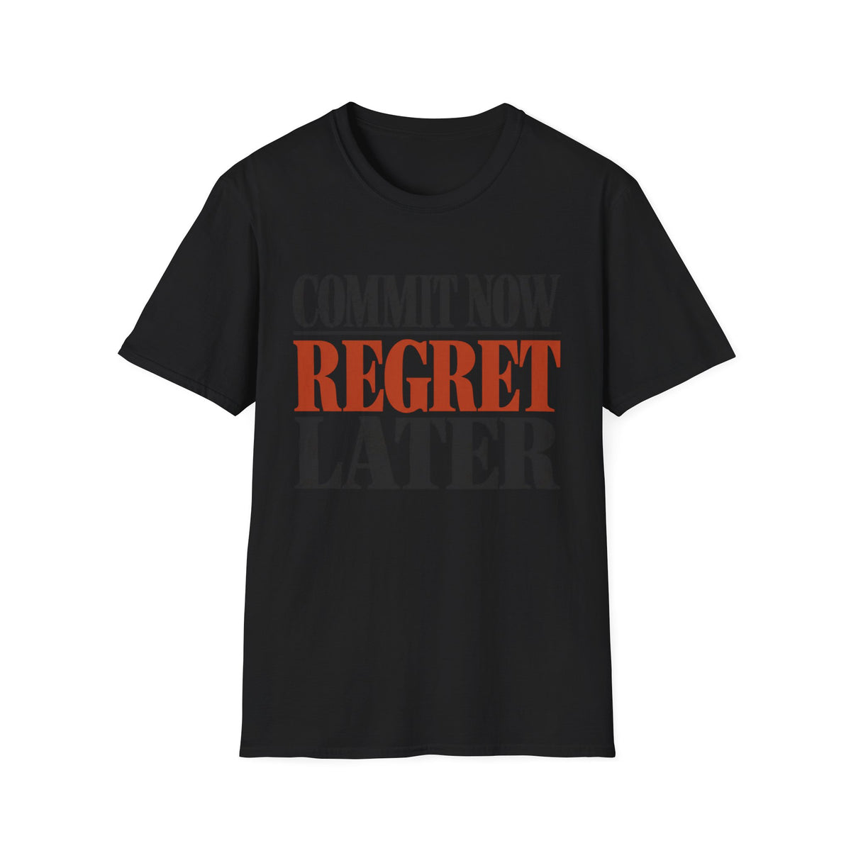 Commit now regret later