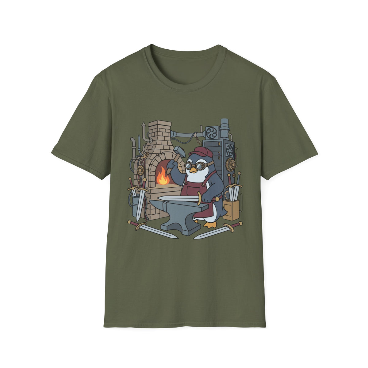 Blacksmith Linux Penguin