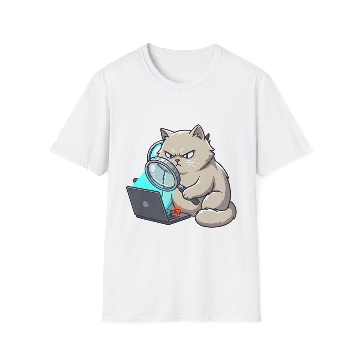 Bug detective cat