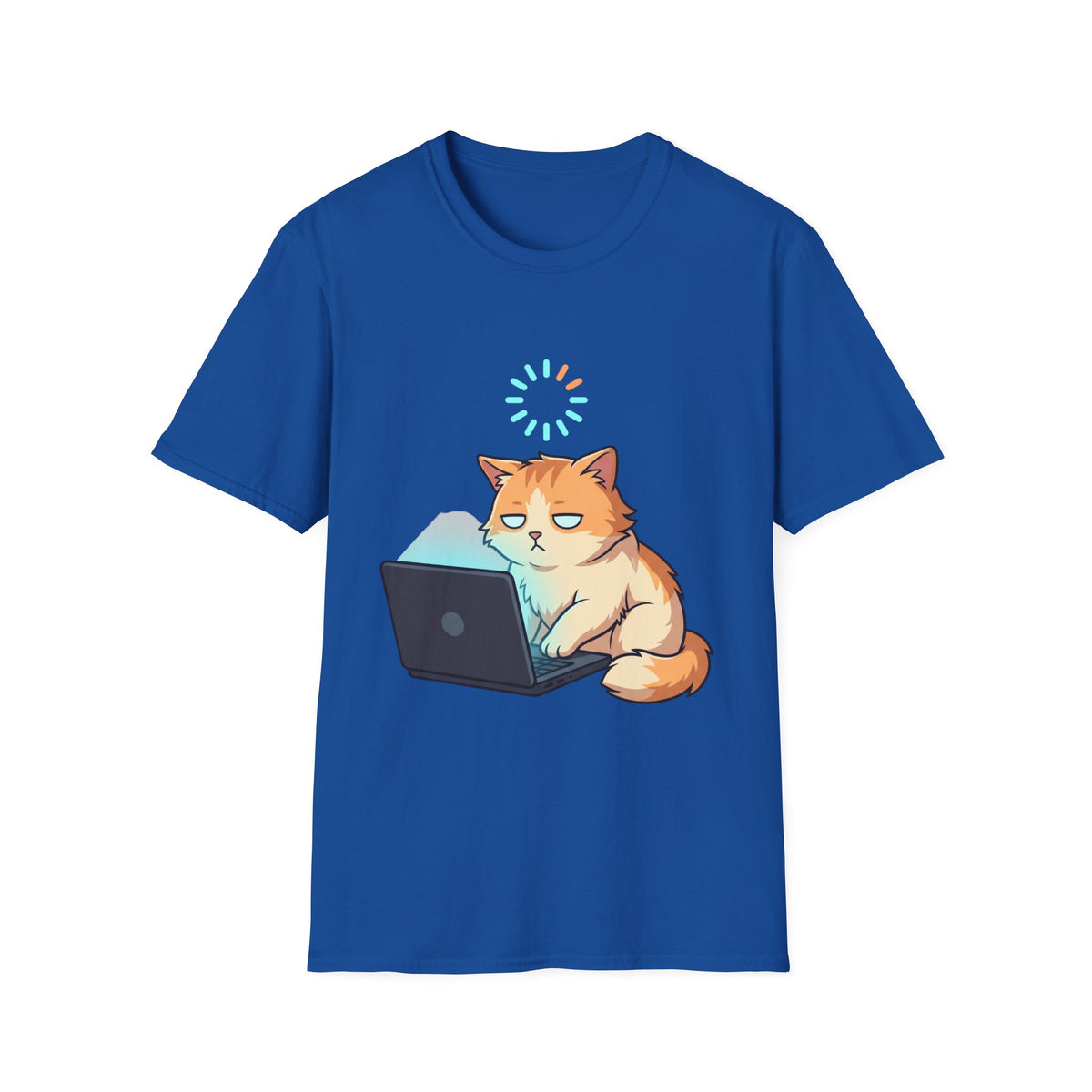 Tired cat coder