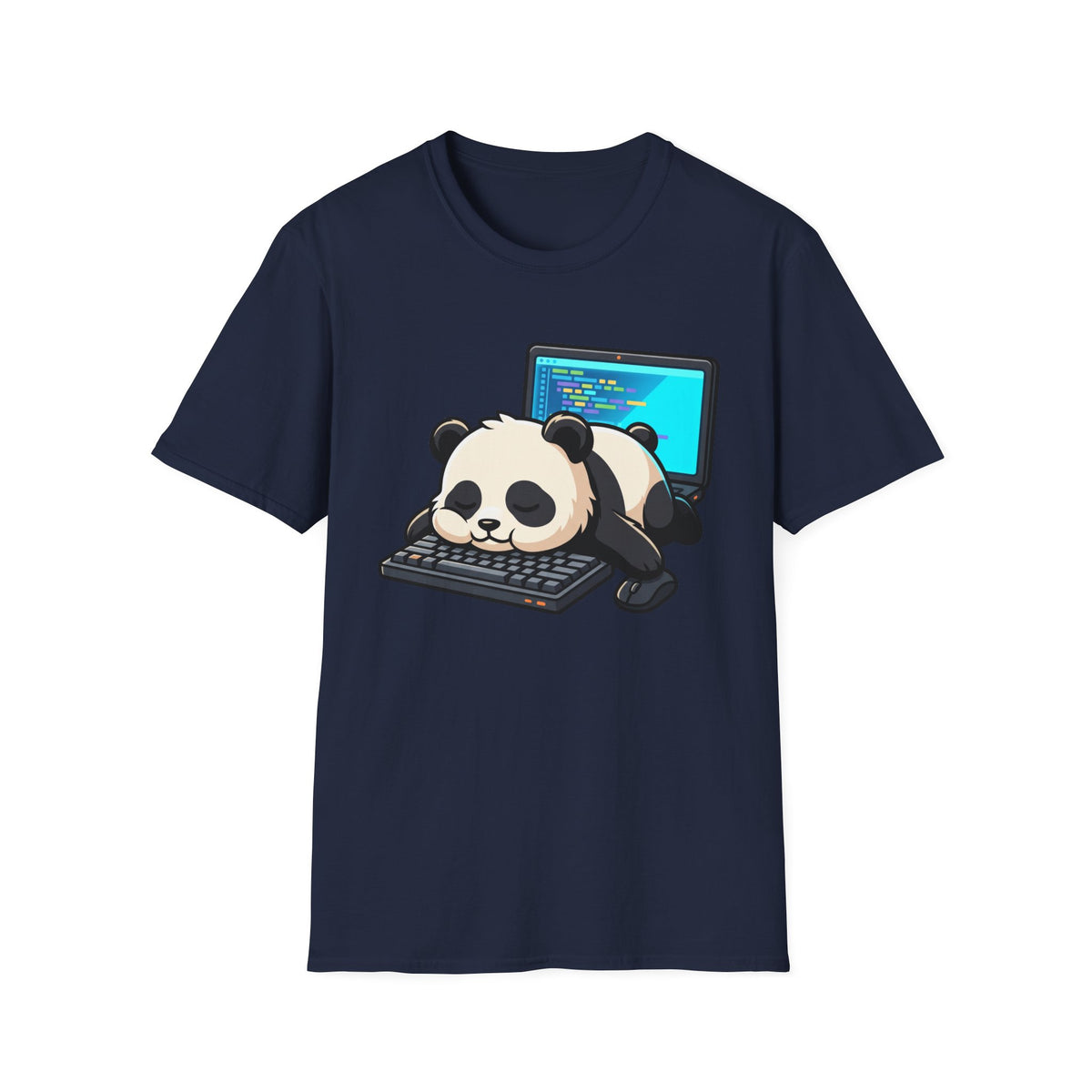 Sleepy panda coder