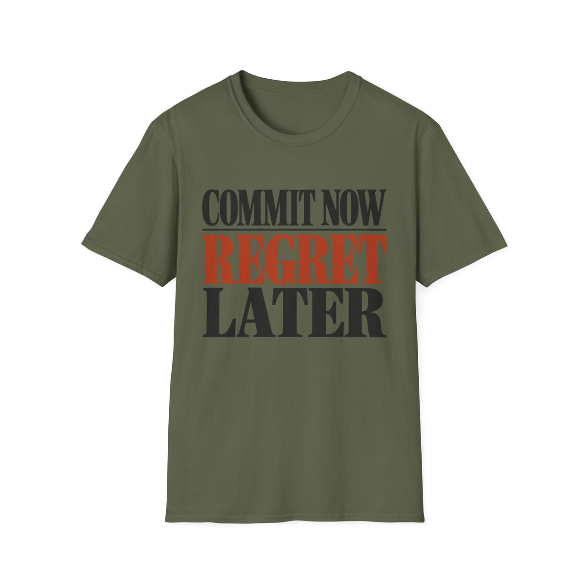 Commit now regret later