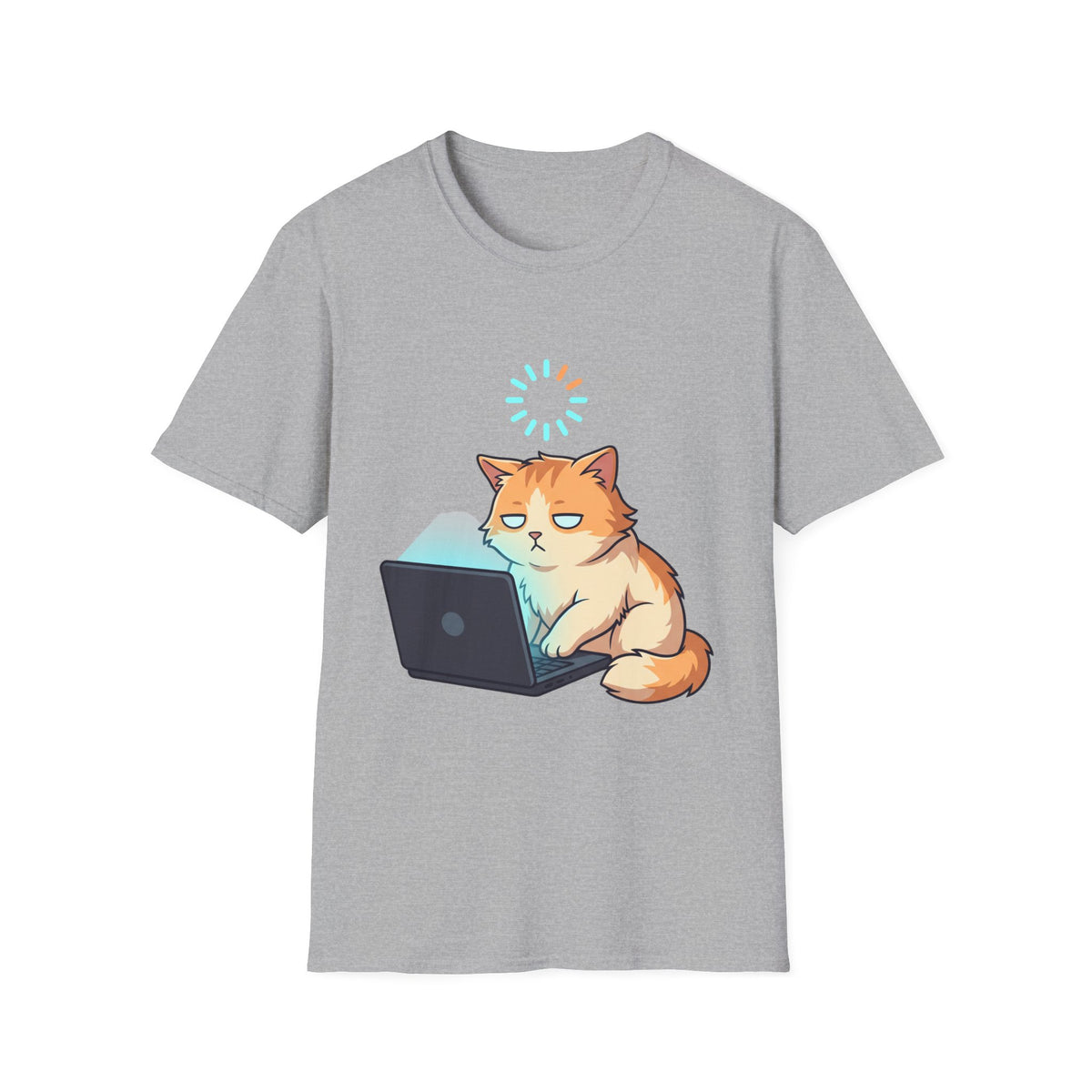 Tired cat coder