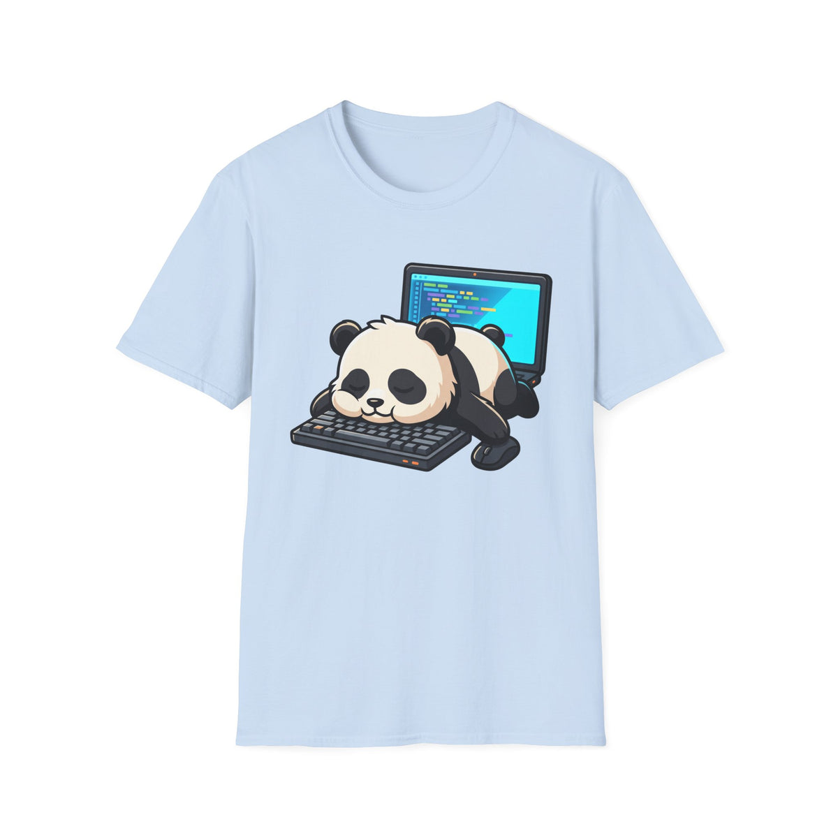 Sleepy panda coder