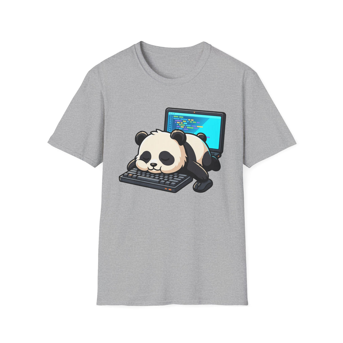 Sleepy panda coder