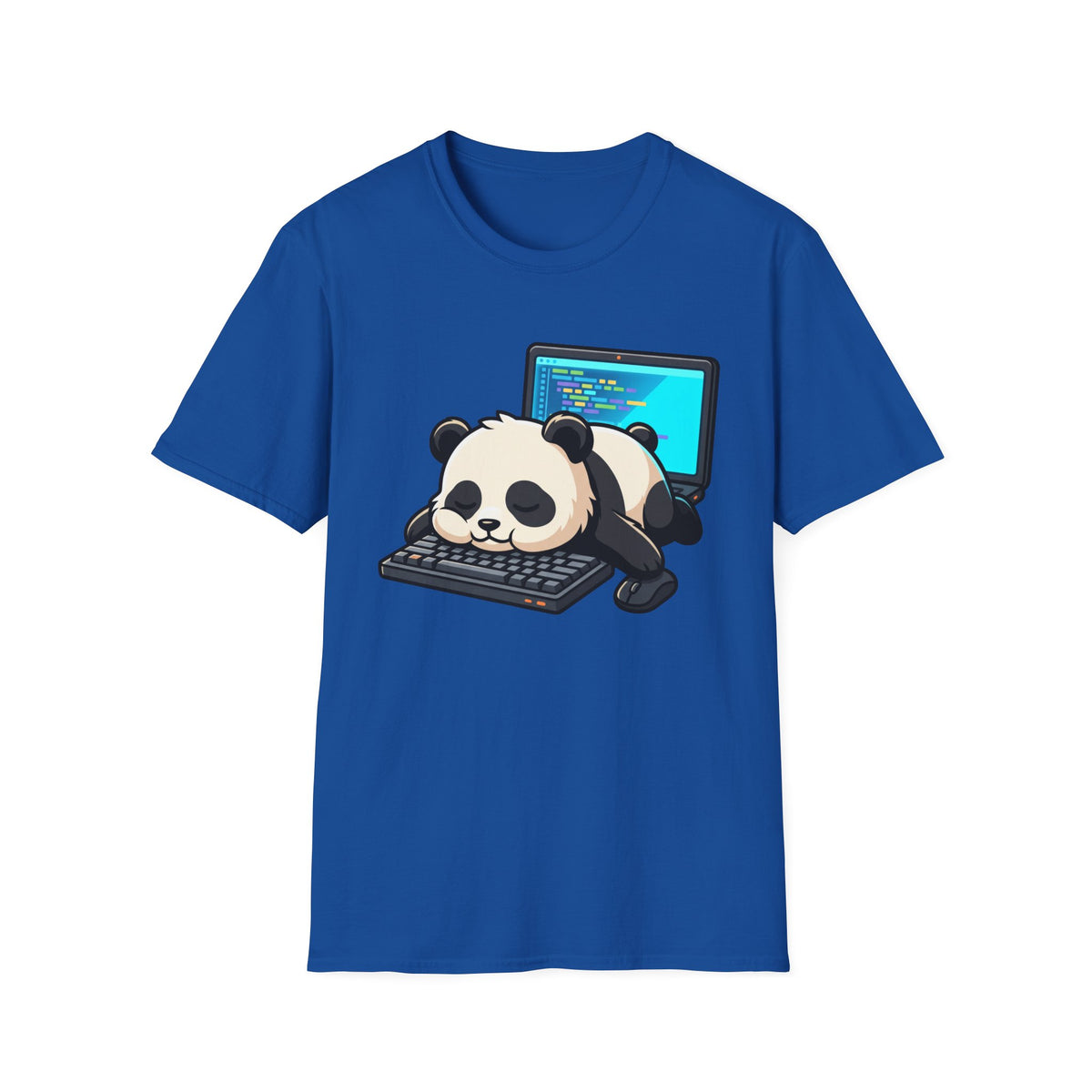 Sleepy panda coder