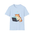 Tired cat coder